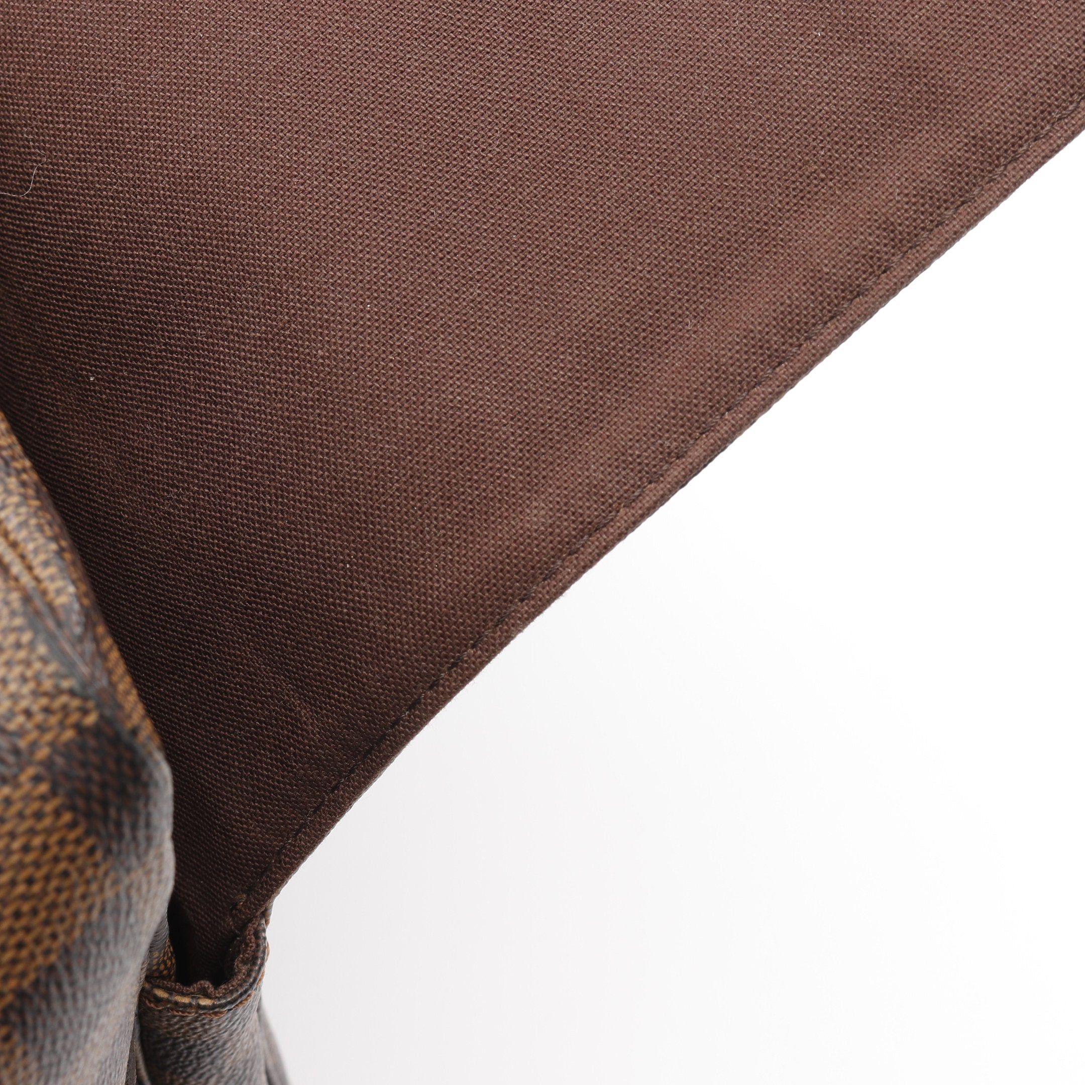 Louis Vuitton Louis Vuitton Naviglio Damier Ebene Shoulder Bag Leather Brown Size ONE SIZE - 12 Thumbnail