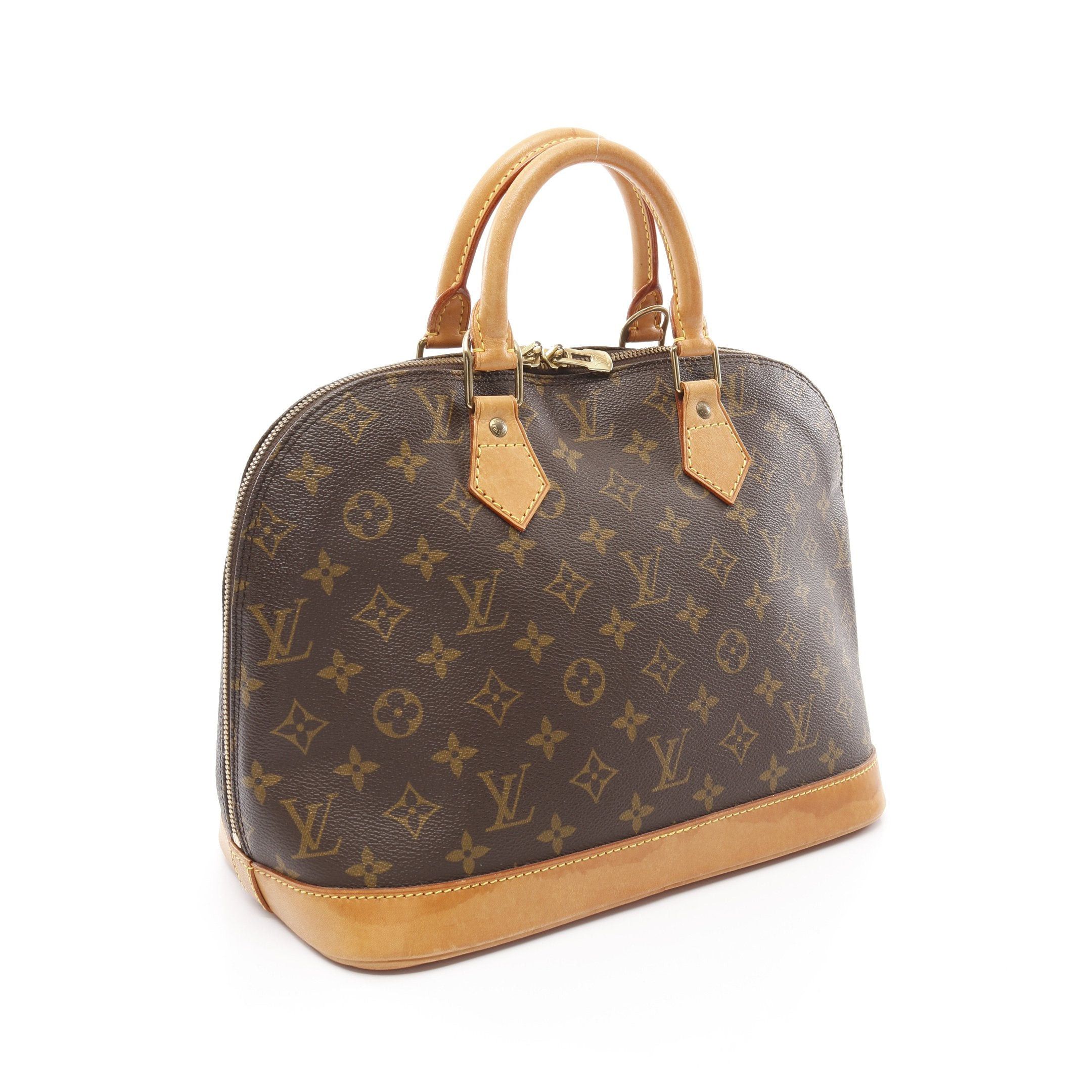 Louis Vuitton Louis Vuitton Alma Pm Monogram Handbag Leather Brown Size ONE SIZE - 2 Thumbnail