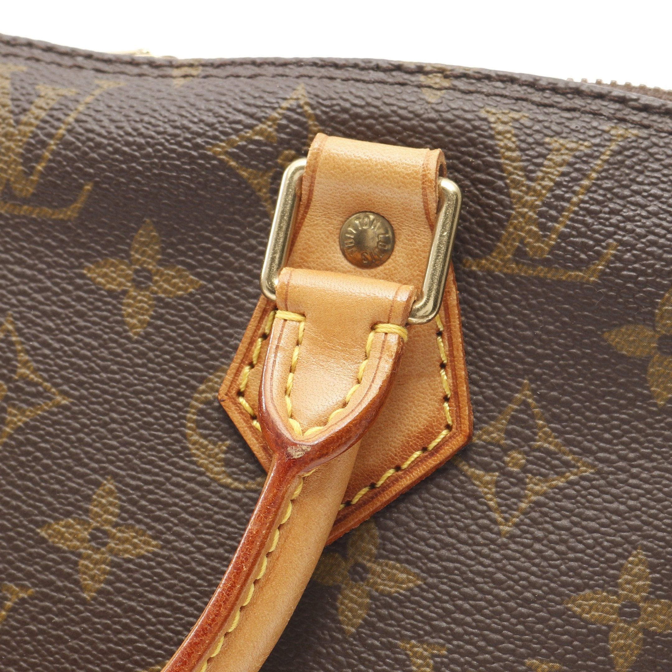 Louis Vuitton Louis Vuitton Alma Pm Monogram Handbag Leather Brown Size ONE SIZE - 8 Thumbnail