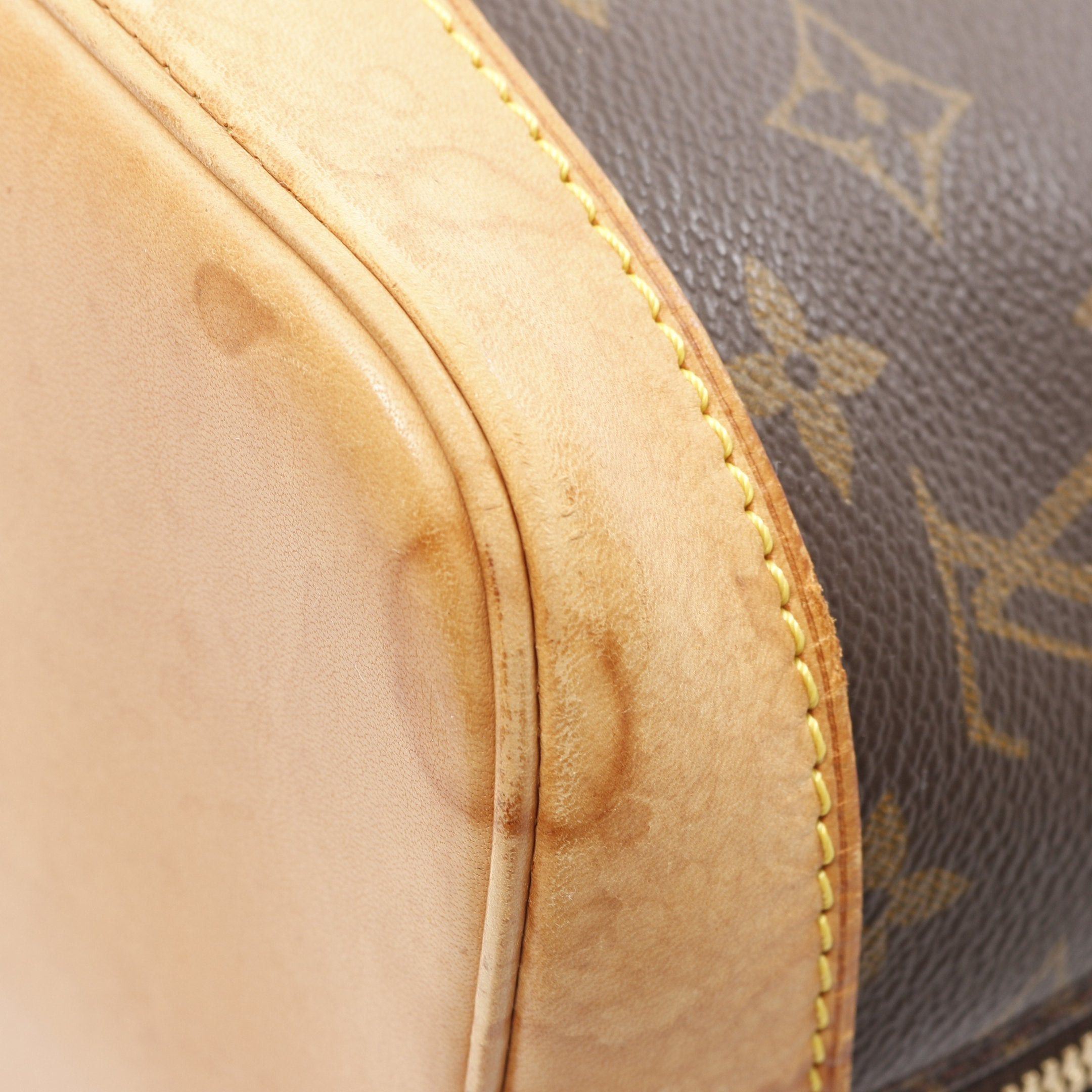 Louis Vuitton Louis Vuitton Alma Pm Monogram Handbag Leather Brown Size ONE SIZE - 7 Thumbnail