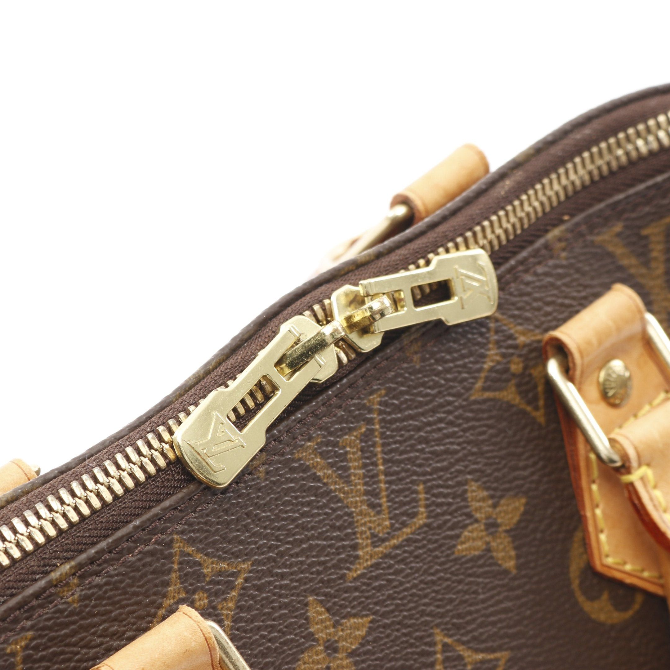 Louis Vuitton Louis Vuitton Alma Pm Monogram Handbag Leather Brown Size ONE SIZE - 10 Thumbnail