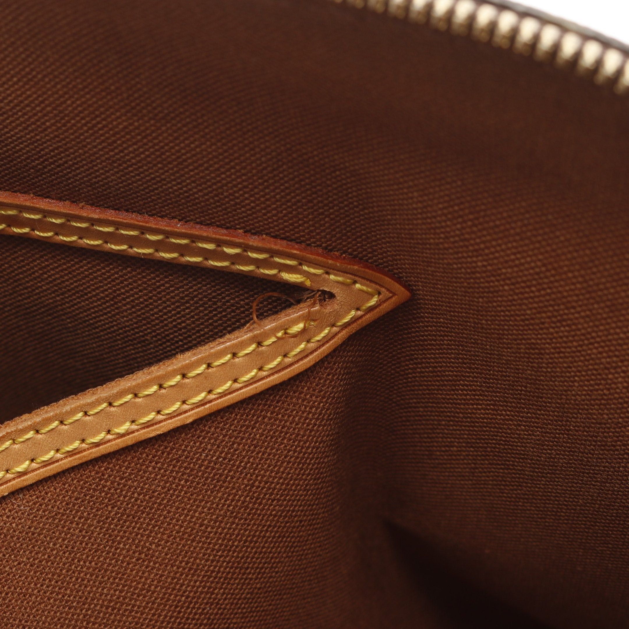 Louis Vuitton Louis Vuitton Alma Pm Monogram Handbag Leather Brown Size ONE SIZE - 12 Thumbnail