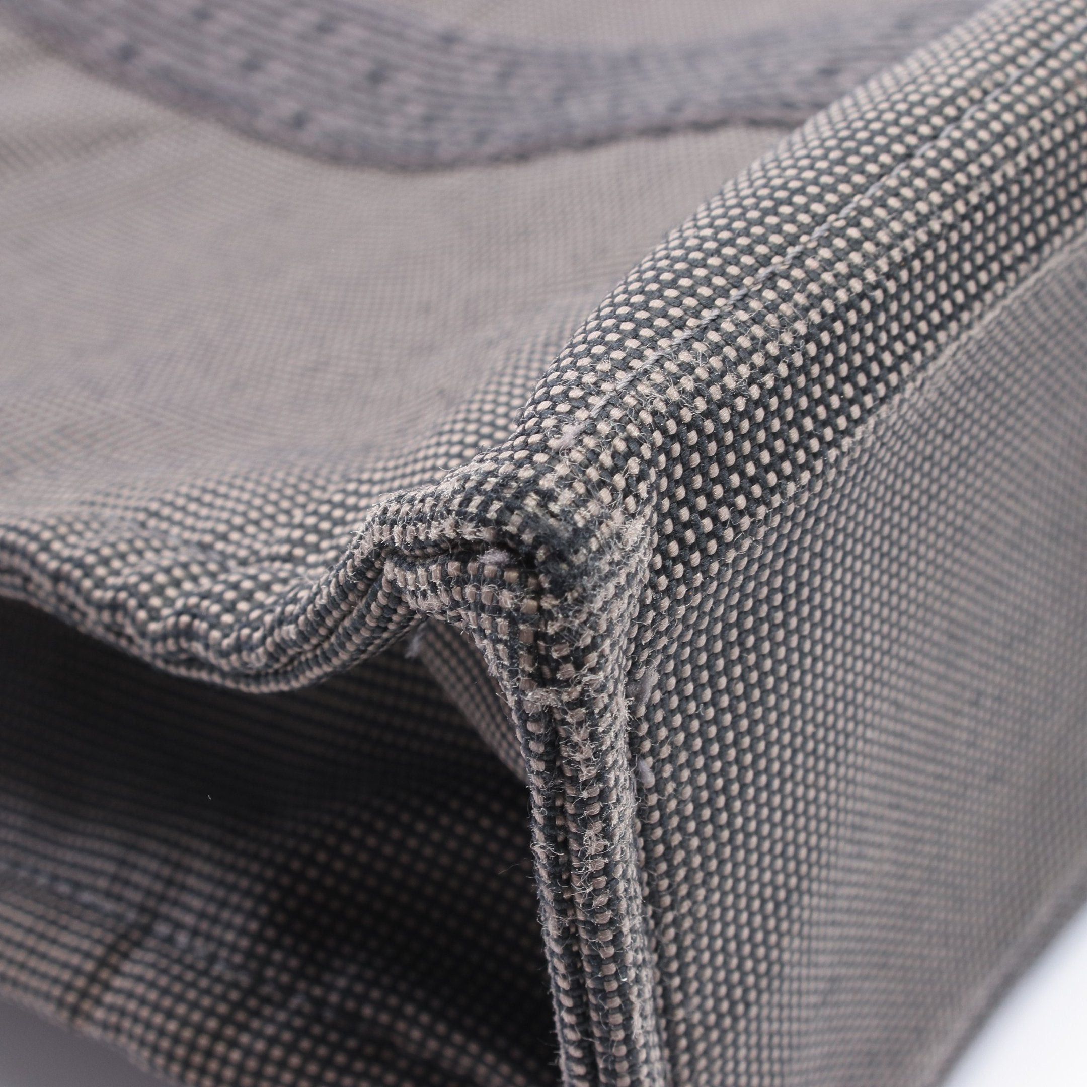 Hermes Hermes Yale Line Mm Handbag Tote Bag Canvas Gray Silver Hardware Size ONE SIZE - 7 Thumbnail