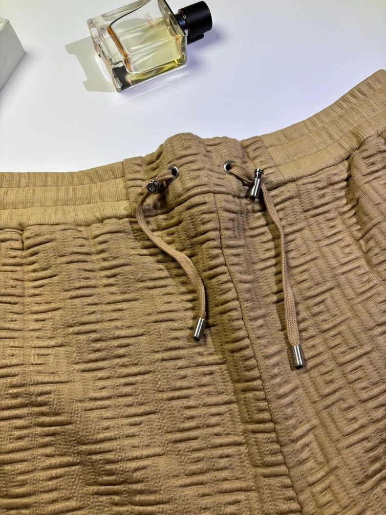 Balmain Balmain Beige Printed Towel Shorts Size L Size US 34 / EU 50 - 3 Thumbnail