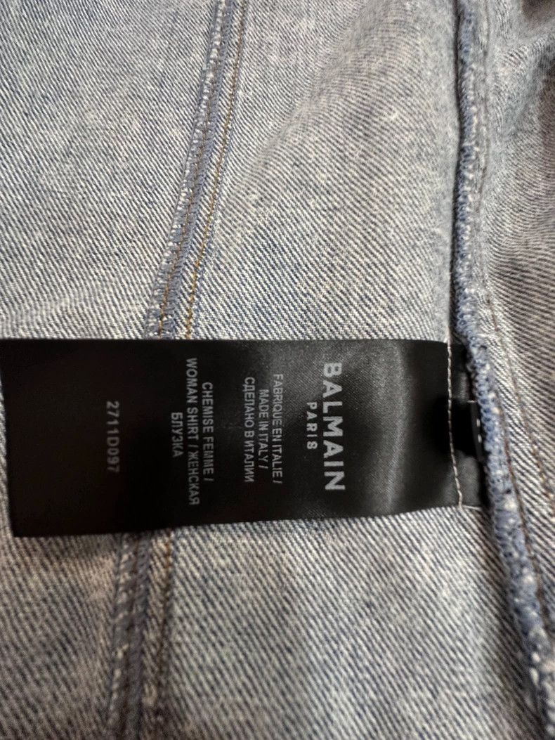 Balmain Balmain Denim Jacket with Gold Buttons Size US S / EU 44-46 / 1 - 3 Thumbnail