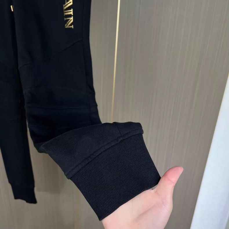 Balmain Balmain Black Letter Print Long Pants Size L Size US 31 - 4 Thumbnail