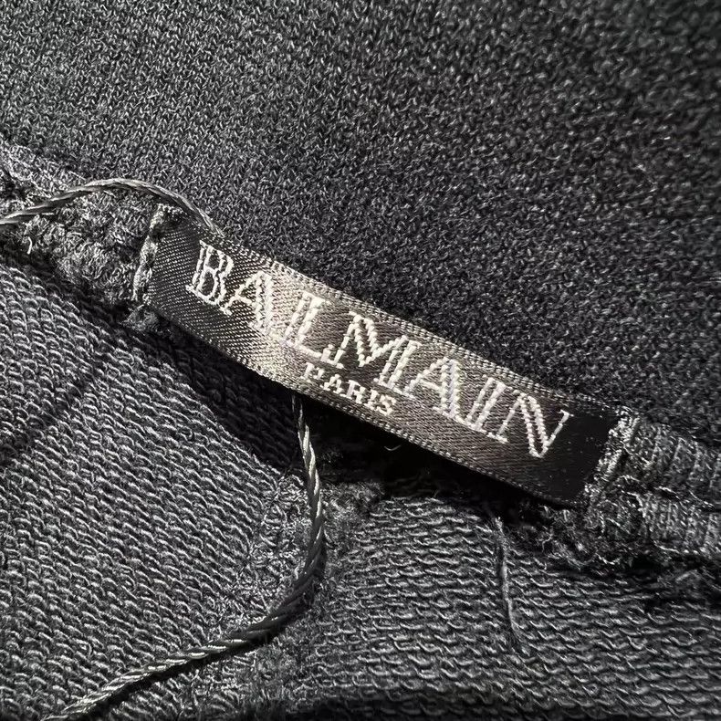 Balmain Balmain Black Letter Print Long Pants Size L Size US 31 - 5 Thumbnail