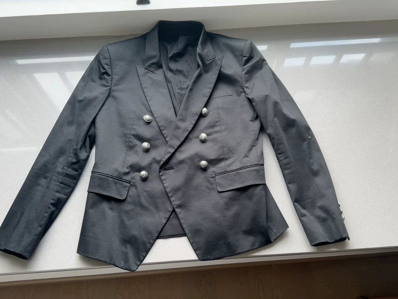 Balmain Classic Balmain Double-Breasted Blazer Jacket Size US L / EU 52-54 / 3 - 2 Thumbnail