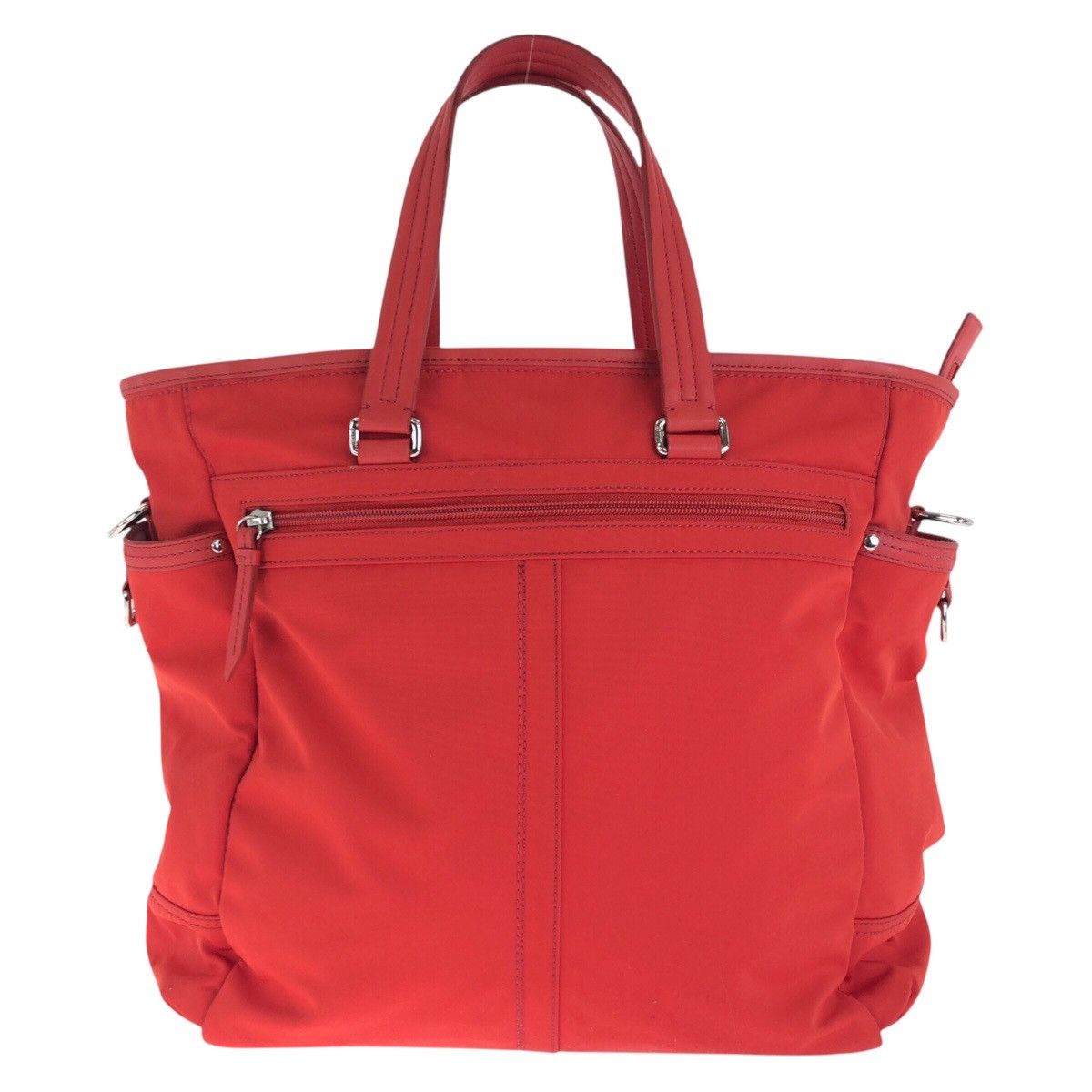 Coach Coach Coach Nylon Leather 2way Tote Bag 411281 Leather Shoulder Bag DUTY FREE for USA Size ONE SIZE - 2 Thumbnail