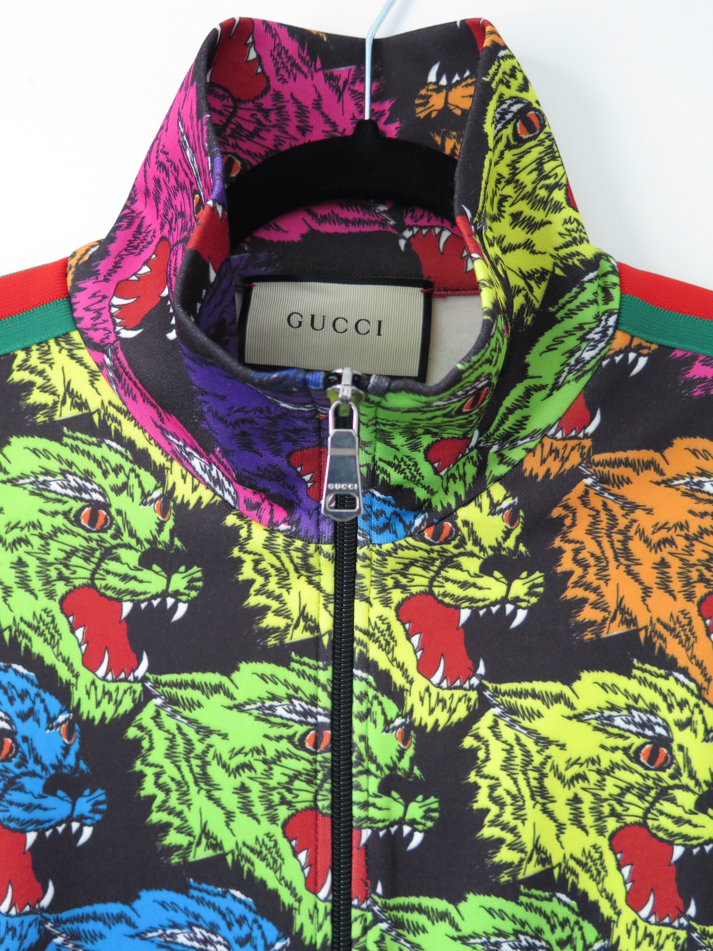 Gucci tiger track jacket clearance