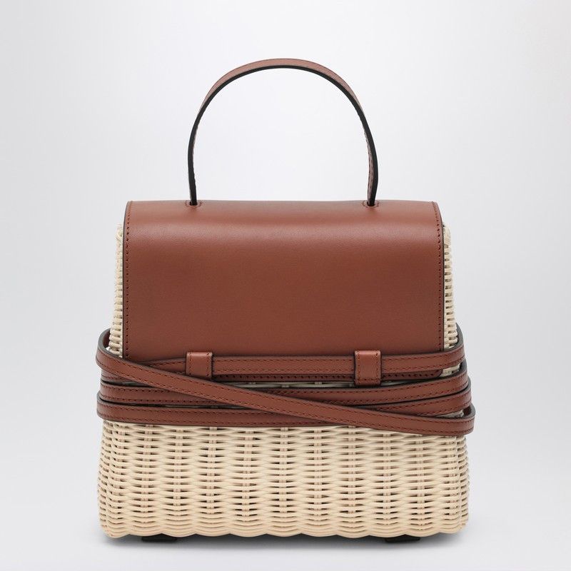 【関税＆送料込み】Moschino Tie Mie Bag In Raffia And Moschino Moschino Tie Mie Bag In Raffia And Leather | Grailed