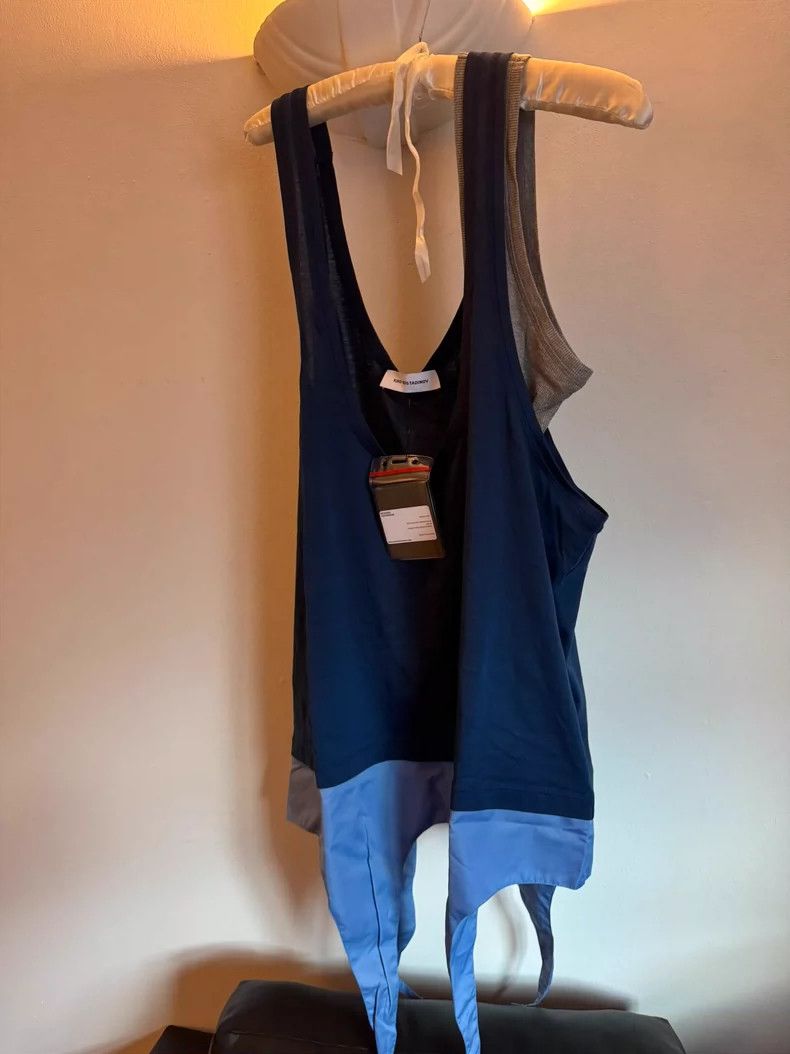 Kiko Kostadinov Kiko Kostadinov Depero Layered Tank Vest- DMC Size US M / EU 48-50 / 2 - 3 Thumbnail