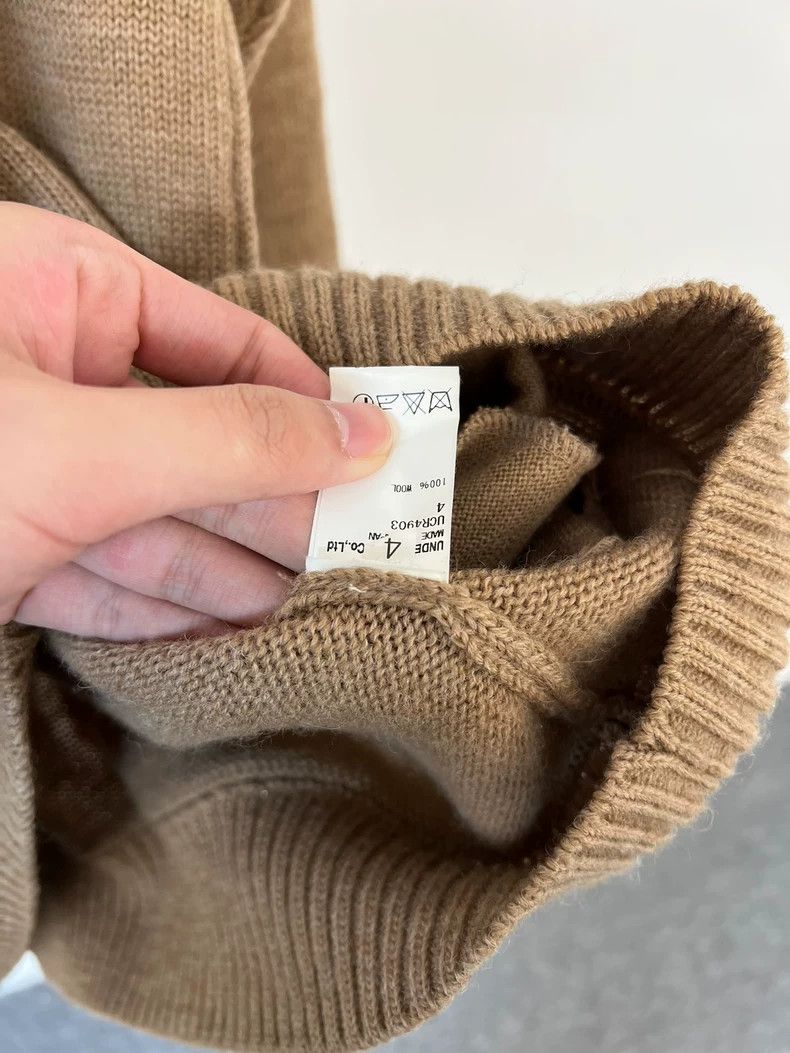 Undercover Zipper Design Knit Sweater with Nice Fit- DMC Size US M / EU 48-50 / 2 - 6 Thumbnail