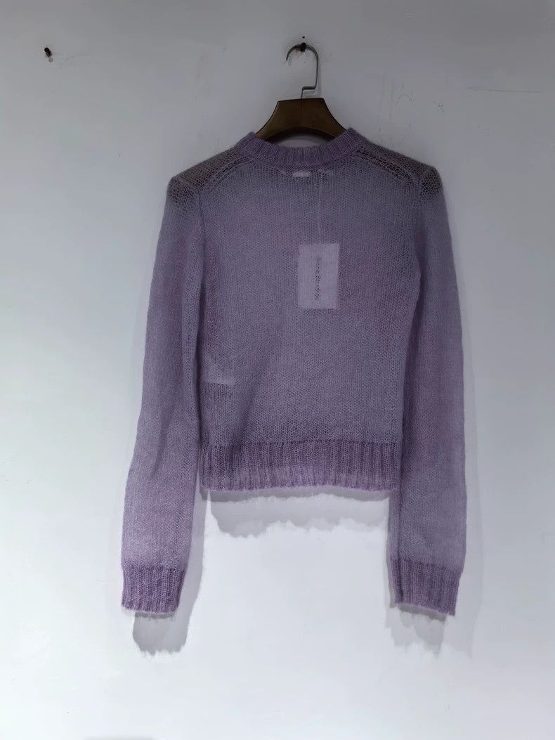 Acne Studios Acne Studios Purple Knit Sweater- DMC Size US XXS / EU 40 - 2 Thumbnail