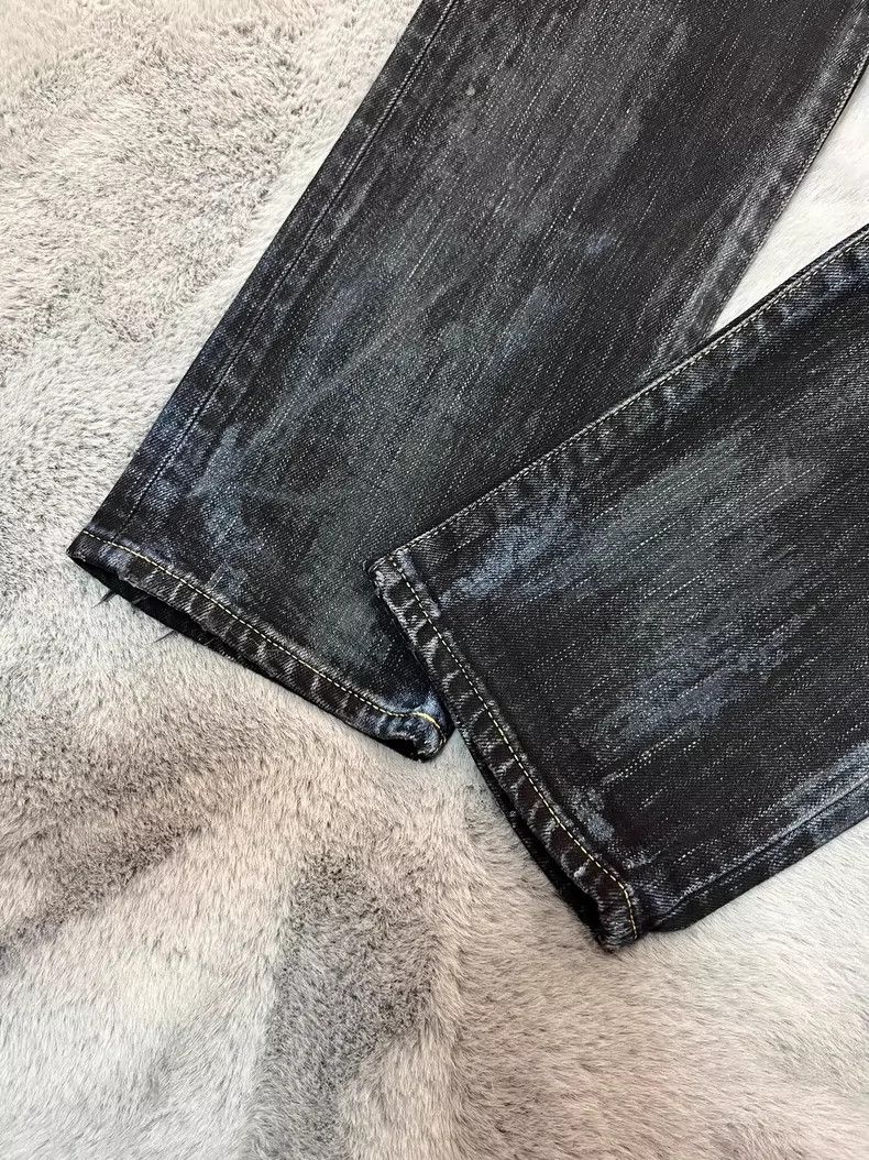 Saint Laurent Paris Saint Laurent Black Distressed Denim Pants Size 32- DMC Size US 32 / EU 48 - 7 Thumbnail
