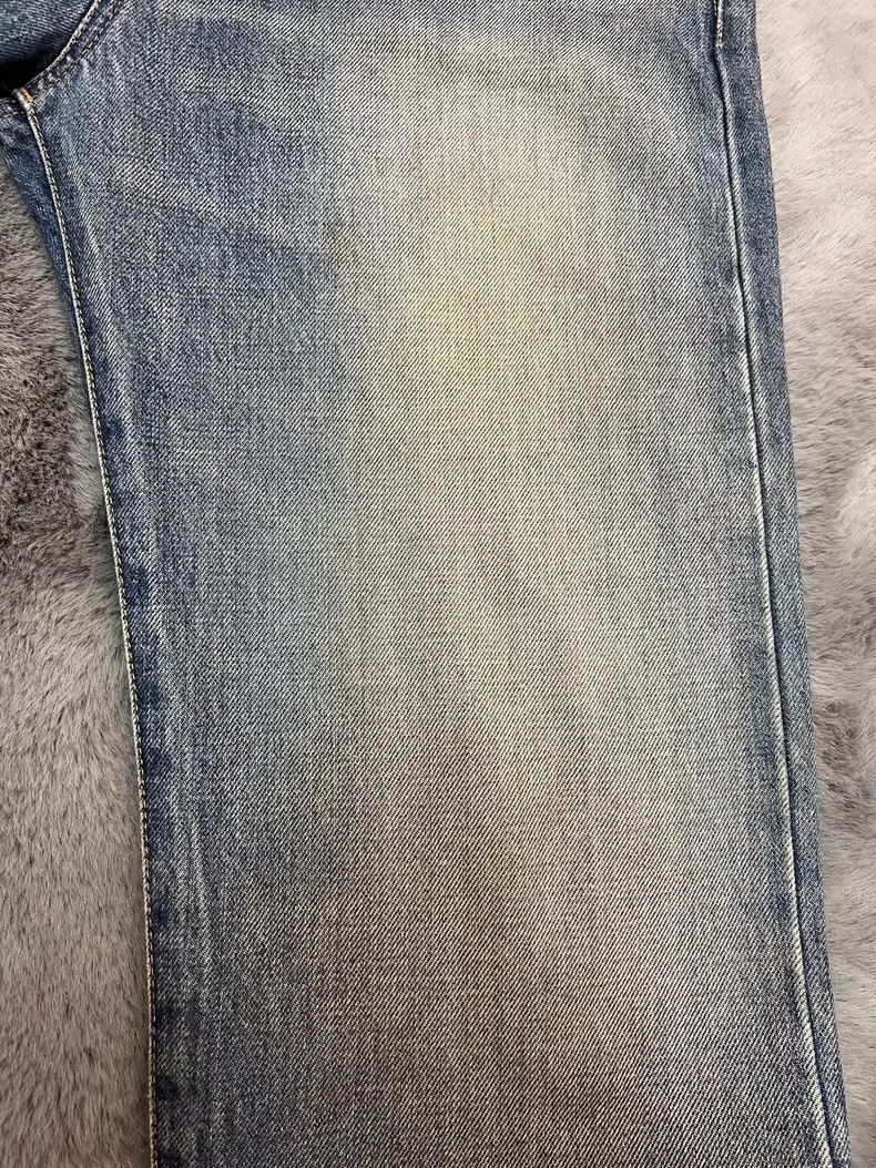Saint Laurent Paris Saint Laurent Blue Denim Pants with Logo Embroidery- DMC Size US 31 - 6 Thumbnail