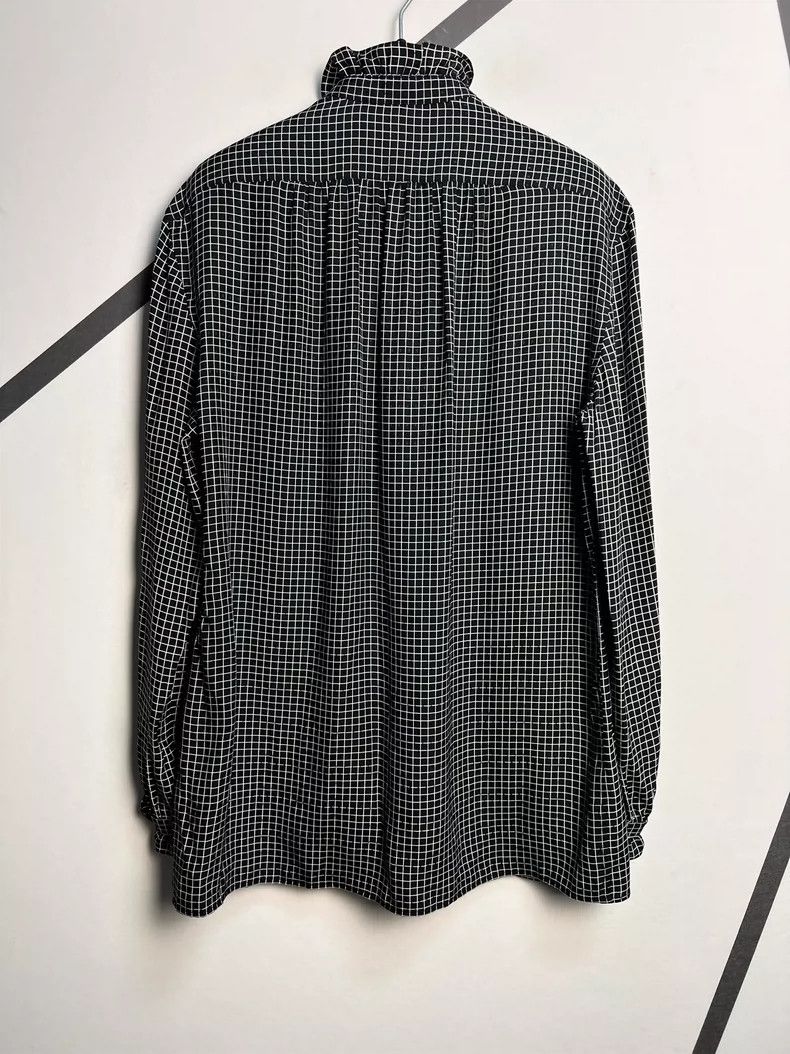 Saint Laurent Paris Saint Laurent Spring Summer Checkered Silk Shirt- DMC Size US L / EU 52-54 / 3 - 2 Thumbnail