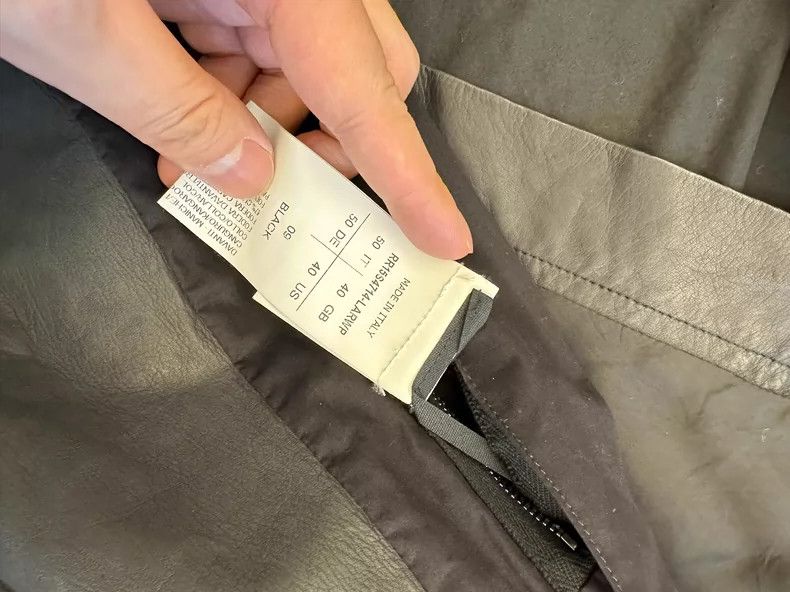 Rick Owens Rick Owens Classic Soft Leather Jacket Design- DMC Size US M / EU 48-50 / 2 - 4 Thumbnail