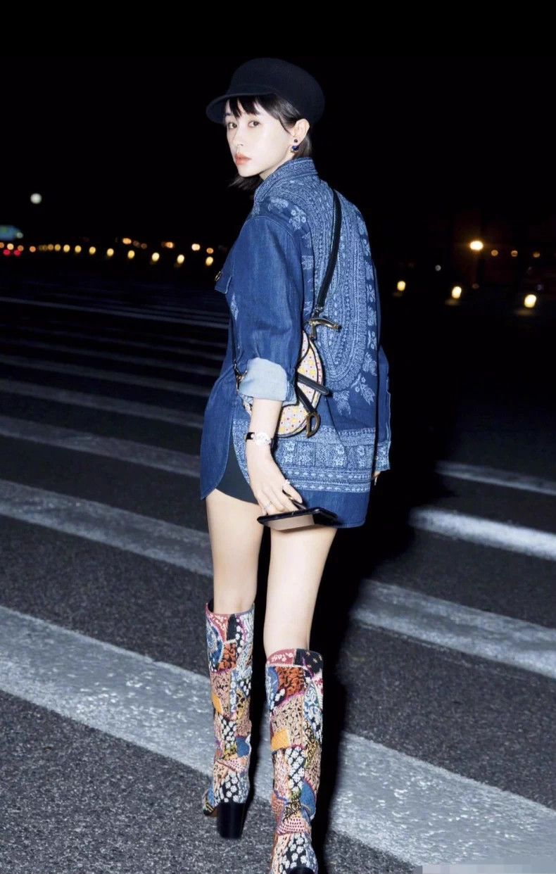 Dior Dior Denim Print Bee Jacket Outerwear- DMC Size US S / EU 44-46 / 1 - 8 Thumbnail