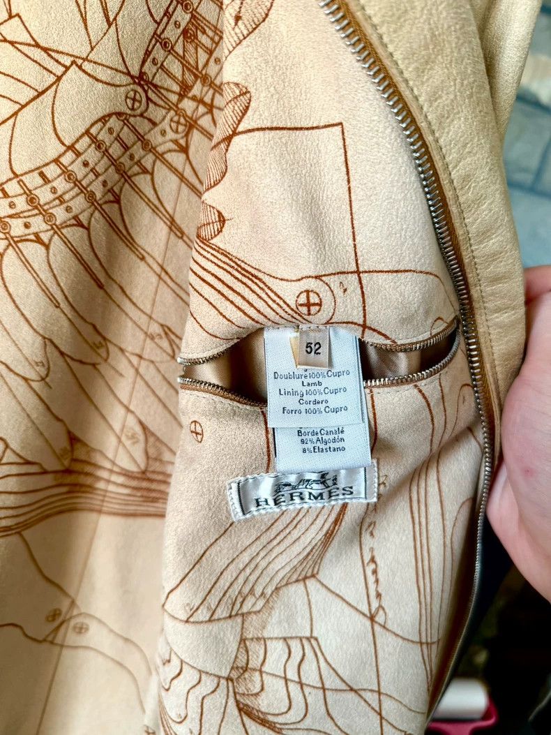 Hermes Hermes Brown Suede Bomber Jacket- DMC Size US M / EU 48-50 / 2 - 7 Thumbnail