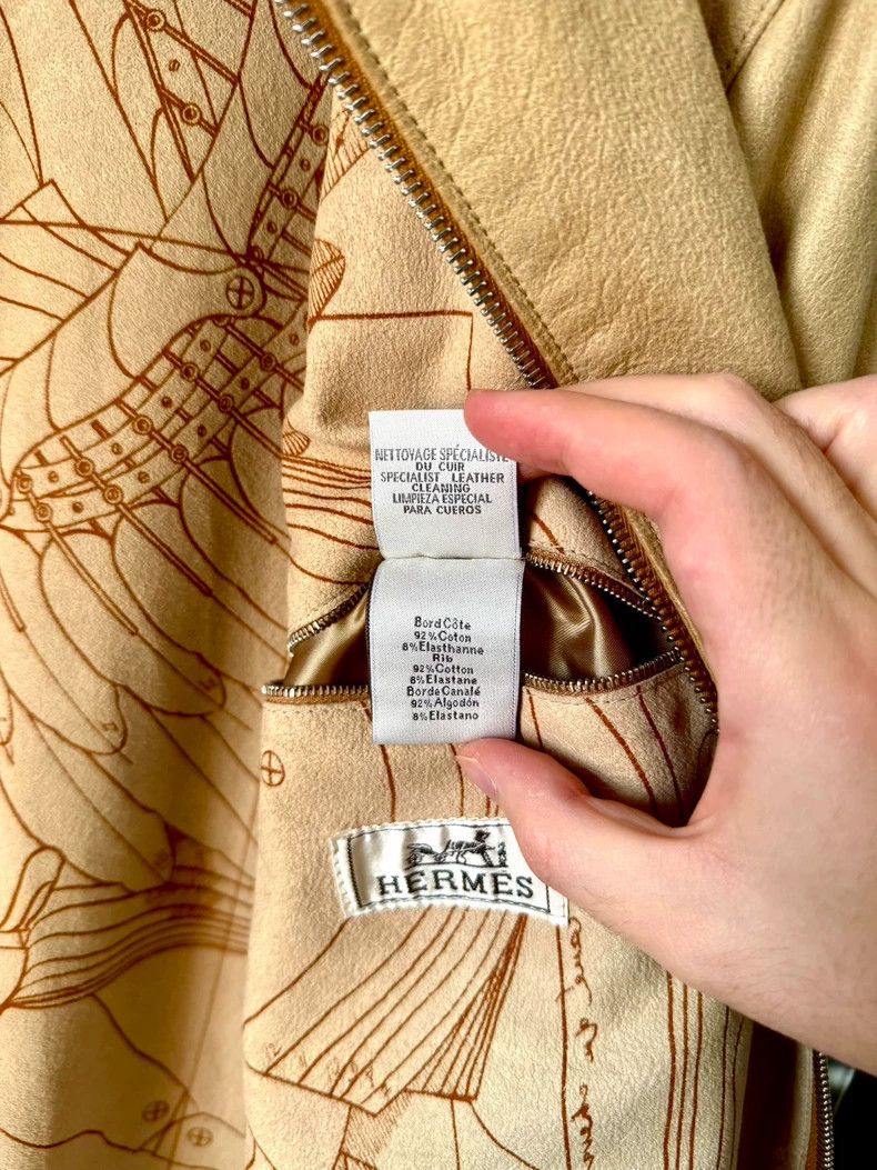 Hermes Hermes Brown Suede Bomber Jacket- DMC Size US M / EU 48-50 / 2 - 8 Thumbnail