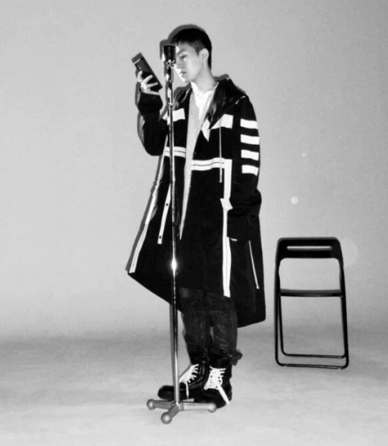 Rick Owens Rick Owens Style Long Coat with Stripes- DMC Size US L / EU 52-54 / 3 - 8 Thumbnail