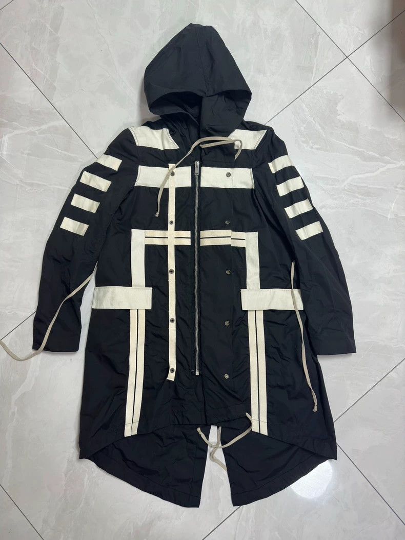 Rick Owens Rick Owens Style Long Coat with Stripes- DMC Size US L / EU 52-54 / 3 - 3 Thumbnail