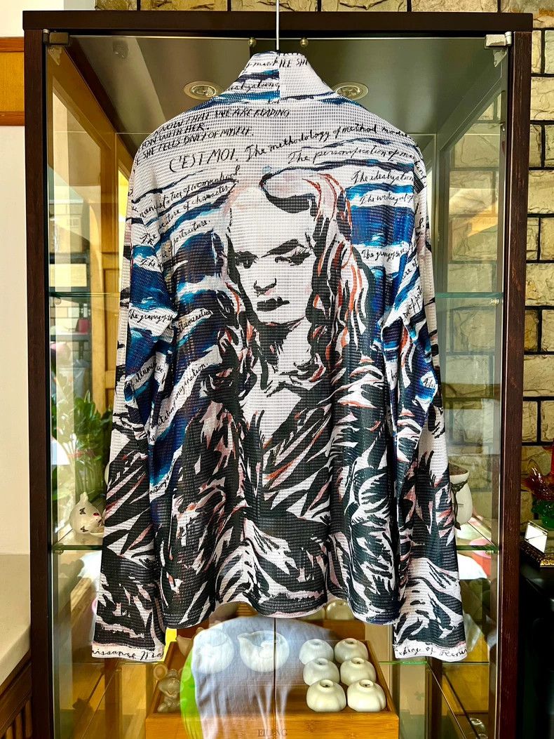 Dior Dior Mona Lisa Graffiti Turtleneck Sweater- DMC Size US M / EU 48-50 / 2 - 4 Thumbnail