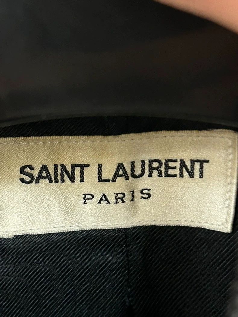 Saint Laurent Paris Saint Laurent Black and White Baseball Jacket- DMC Size US L / EU 52-54 / 3 - 2 Thumbnail