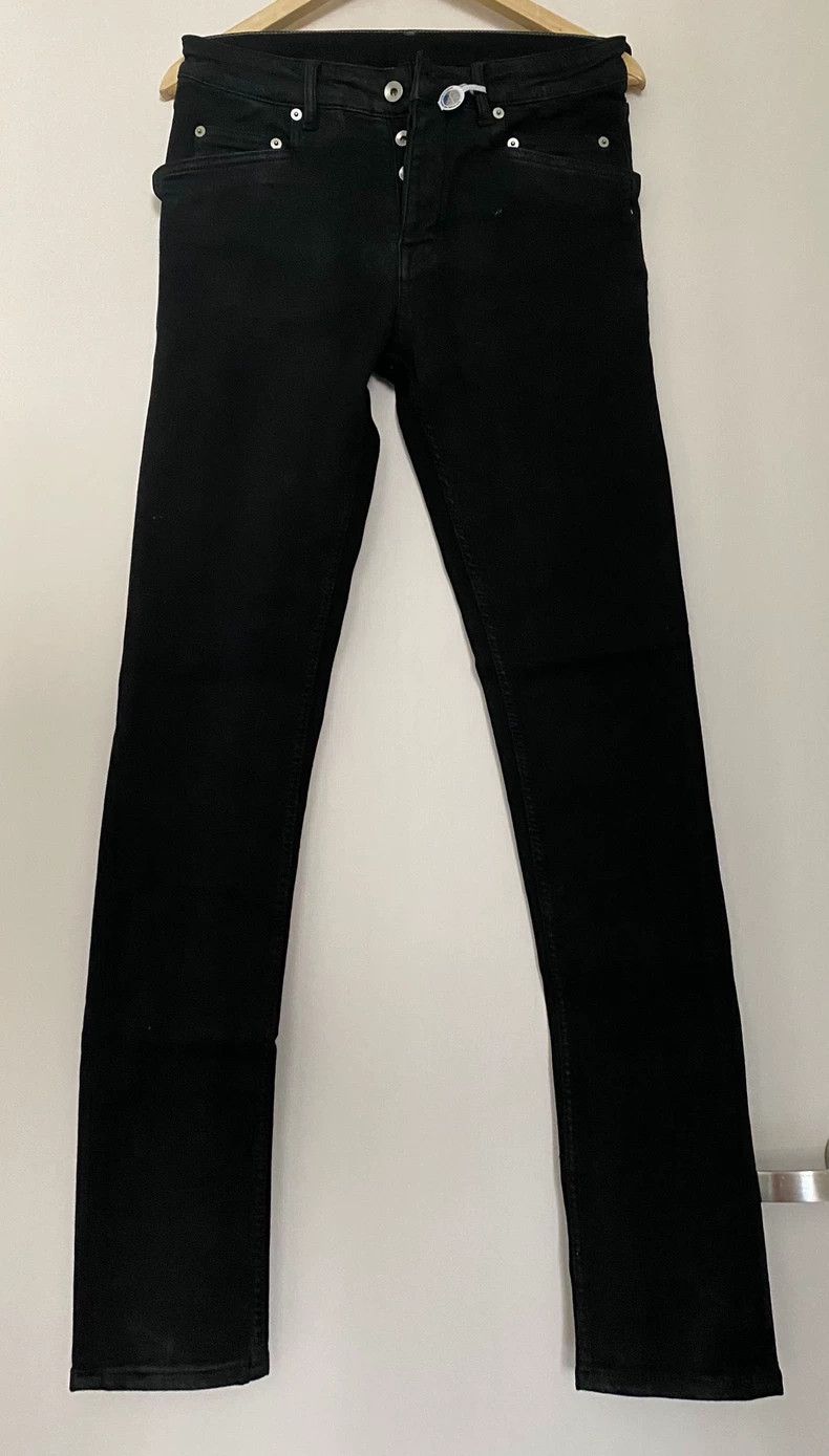 Rick Owens Black Matte Coated Stretch Jeans Size 30- DMC Size US 30 / EU 46 - 2 Thumbnail