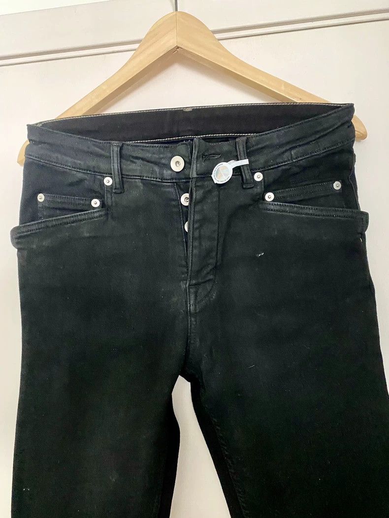 Rick Owens Black Matte Coated Stretch Jeans Size 30- DMC Size US 30 / EU 46 - 3 Thumbnail