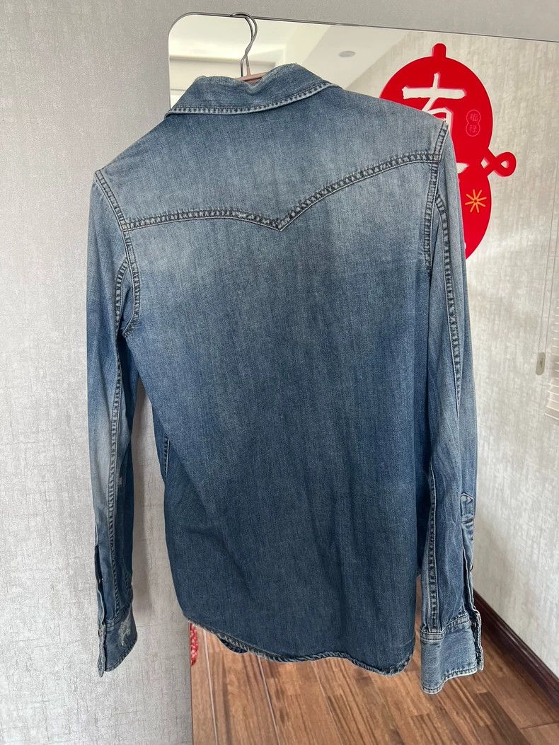 Saint Laurent Paris SLP Denim Shirt M Size for Sale- DMC Size US M / EU 48-50 / 2 - 4 Thumbnail