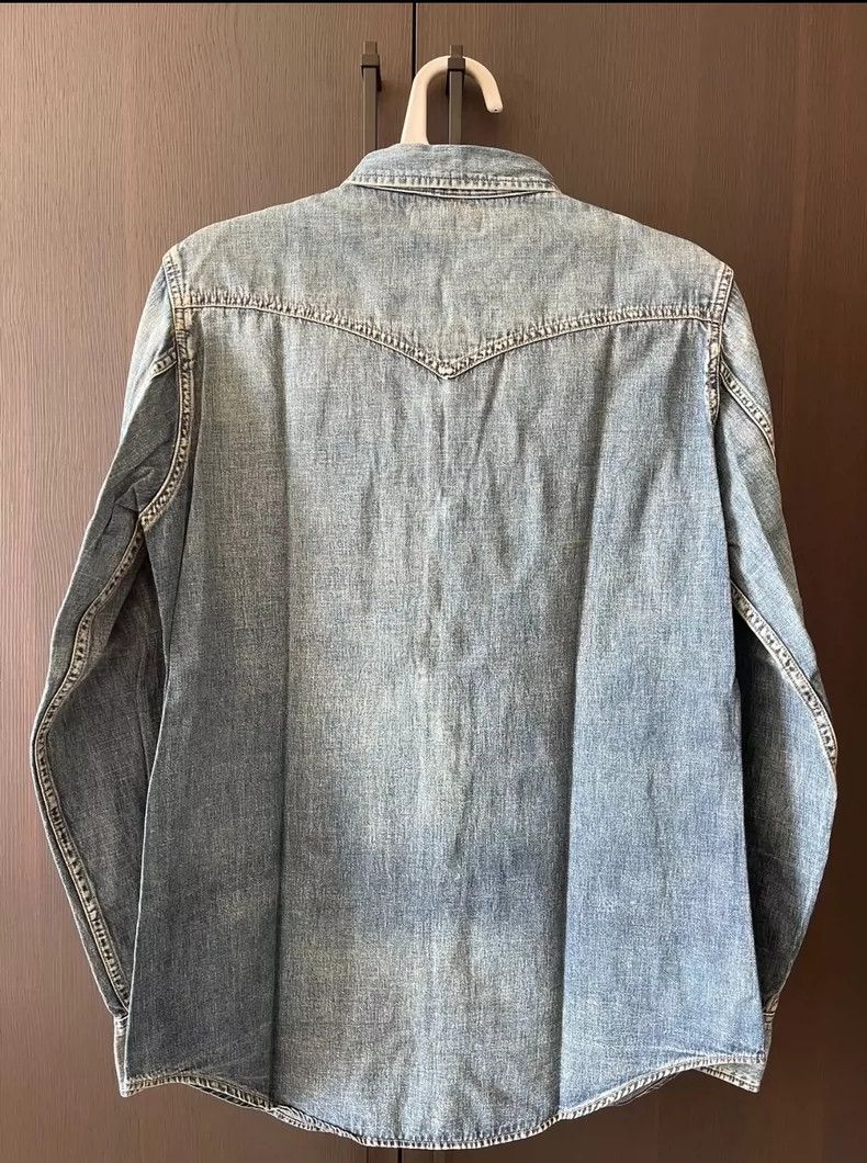 Saint Laurent Paris Saint Laurent Classic Denim Shirt Size M- DMC Size US M / EU 48-50 / 2 - 2 Thumbnail
