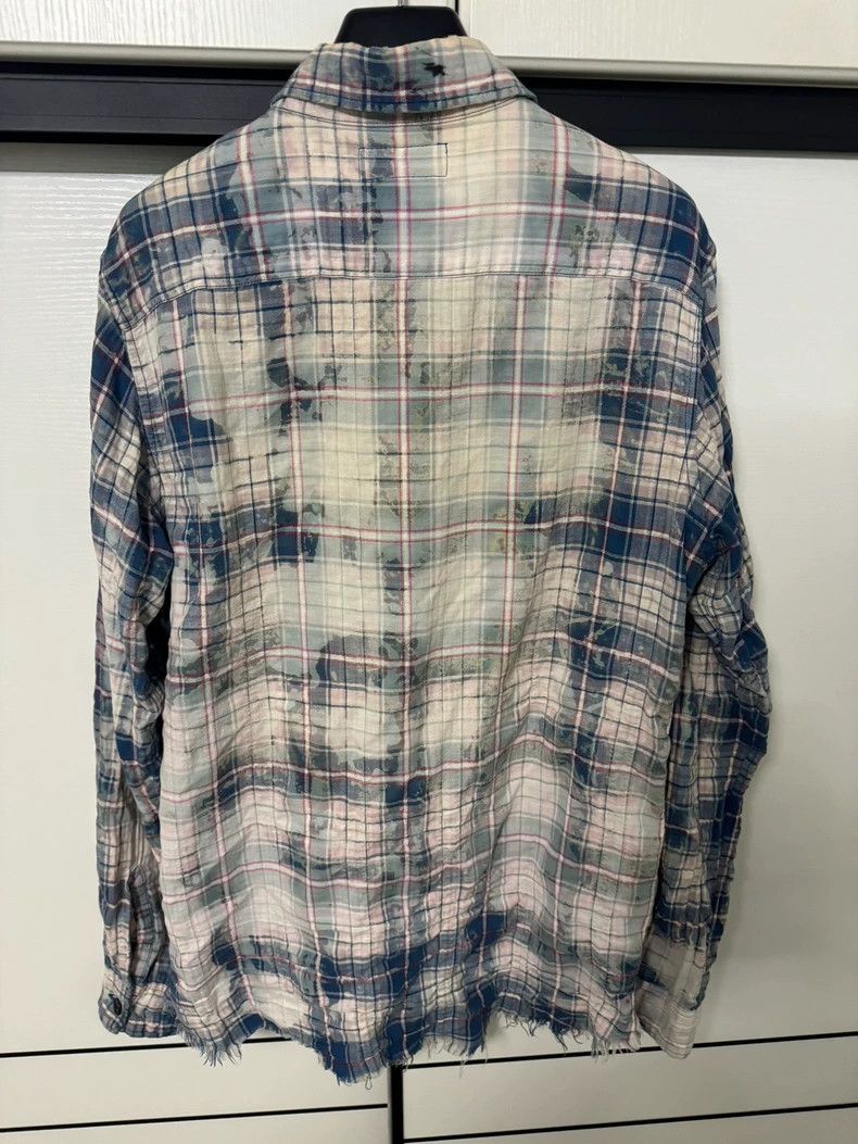 Saint Laurent Paris Saint Laurent Blue Plaid Button-Up Shirt- DMC Size US S / EU 44-46 / 1 - 2 Thumbnail