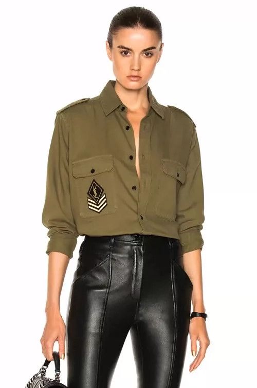 Yves Saint Laurent Saint Laurent Long Sleeve Shirt for Men and Women- DMC Size US S / EU 44-46 / 1 - 6 Thumbnail