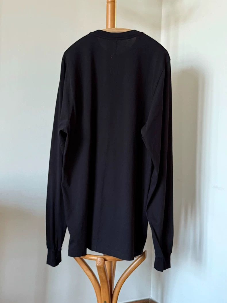 Rick Owens Rick Owens Black Long Sleeve T-Shirt- DMC Size US L / EU 52-54 / 3 - 2 Thumbnail
