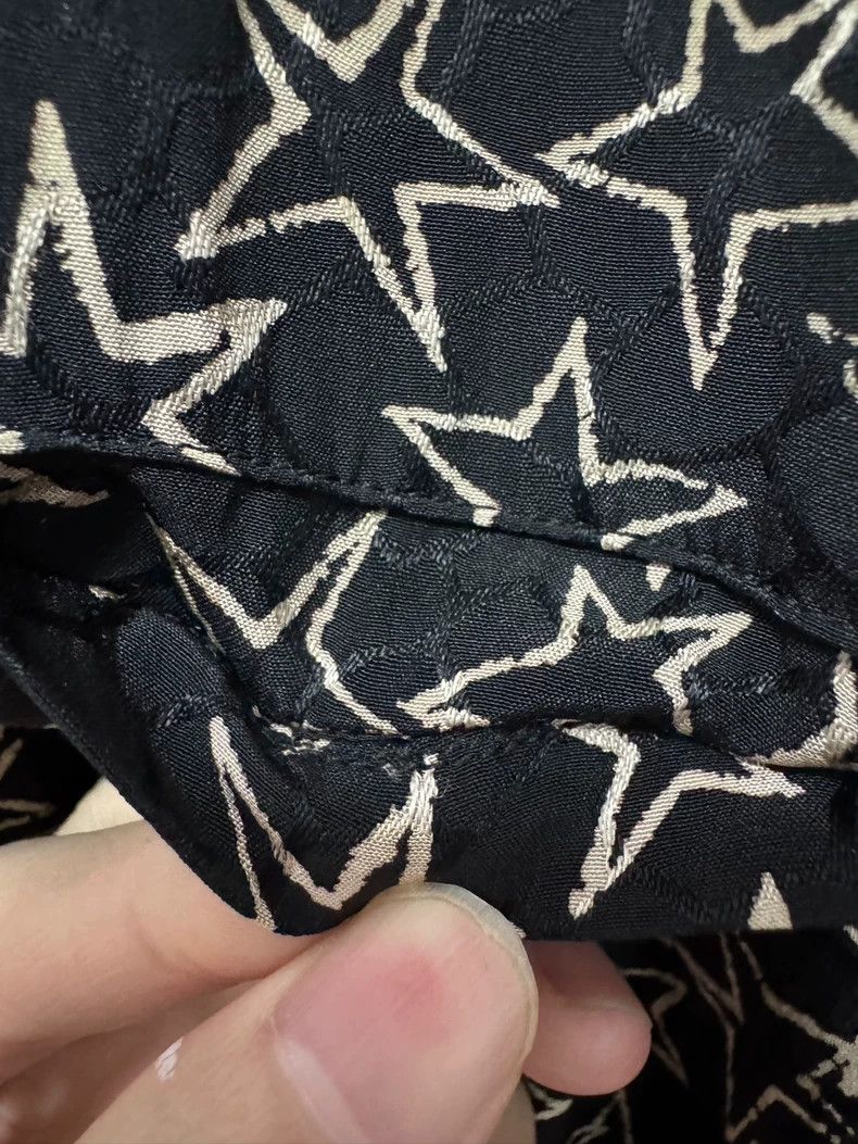 Saint Laurent Paris Black and White Star Print Shirt- DMC Size US M / EU 48-50 / 2 - 5 Thumbnail