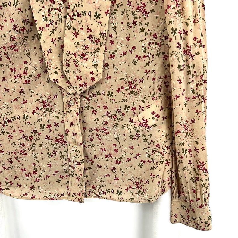 Saint Laurent Paris Saint Laurent Floral Silk Long Sleeve Shirt- DMC Size US S / EU 44-46 / 1 - 5 Thumbnail