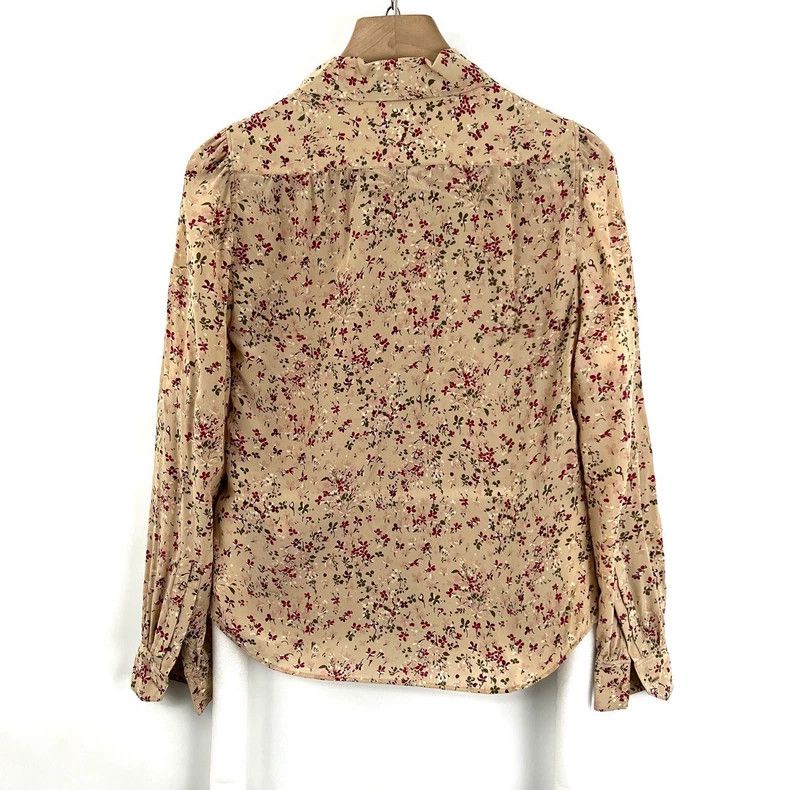 Saint Laurent Paris Saint Laurent Floral Silk Long Sleeve Shirt- DMC Size US S / EU 44-46 / 1 - 2 Thumbnail