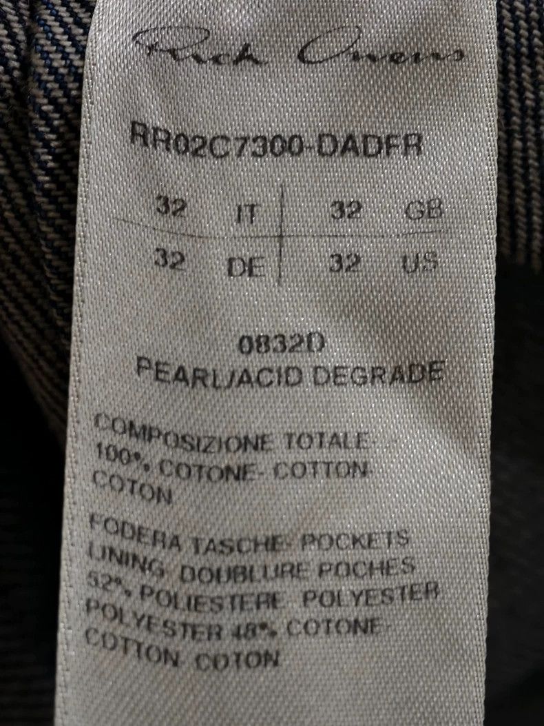 Rick Owens Rick Owens Gradient Skirt with Frayed Hem- DMC Size US 32 / EU 48 - 6 Thumbnail