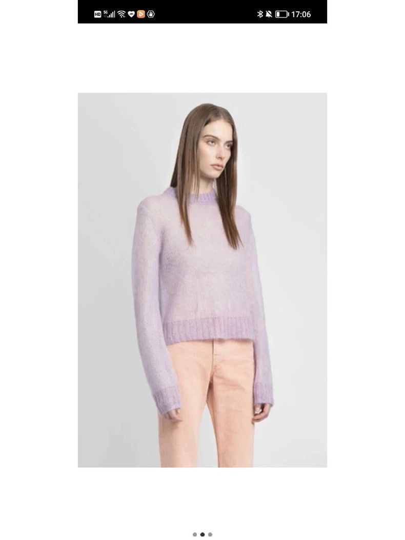 Acne Studios Acne Studios Purple Knit Sweater XXS Size- DMC Size US XXS / EU 40 - 5 Thumbnail