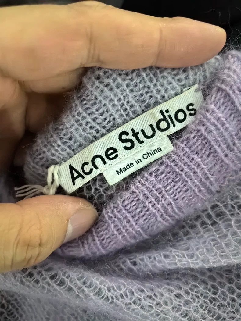 Acne Studios Acne Studios Purple Knit Sweater XXS Size- DMC Size US XXS / EU 40 - 3 Thumbnail