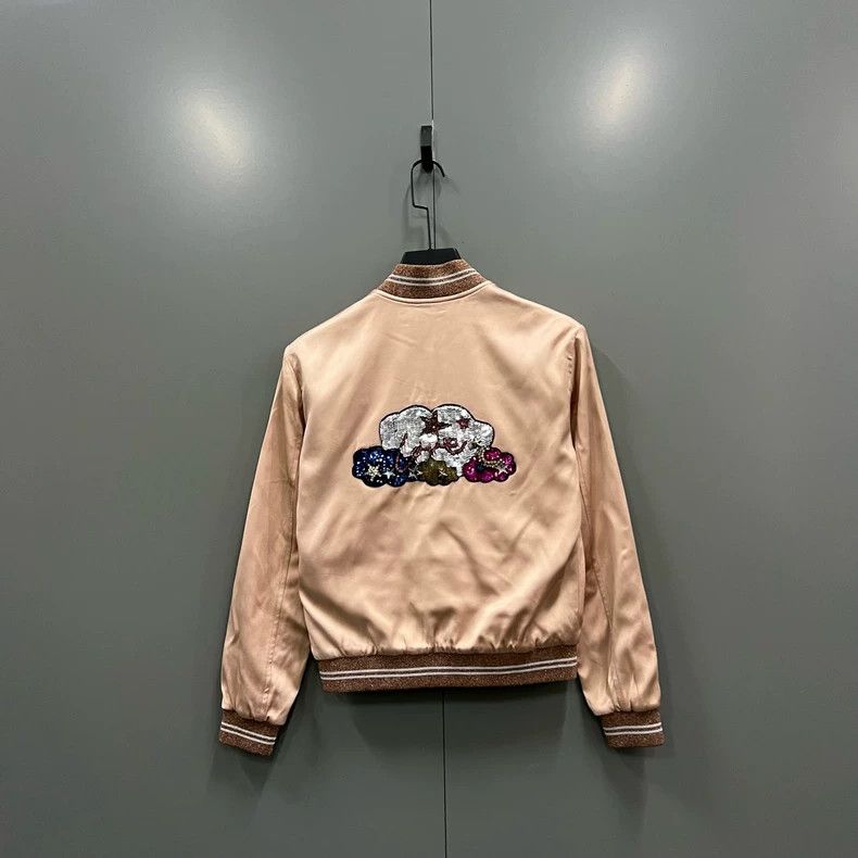 Saint Laurent Paris Saint Laurent Sequin Embroidered Baseball Jacket- DMC Size US S / EU 44-46 / 1 - 2 Thumbnail