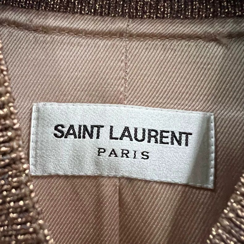 Saint Laurent Paris Saint Laurent Sequin Embroidered Baseball Jacket- DMC Size US S / EU 44-46 / 1 - 3 Thumbnail