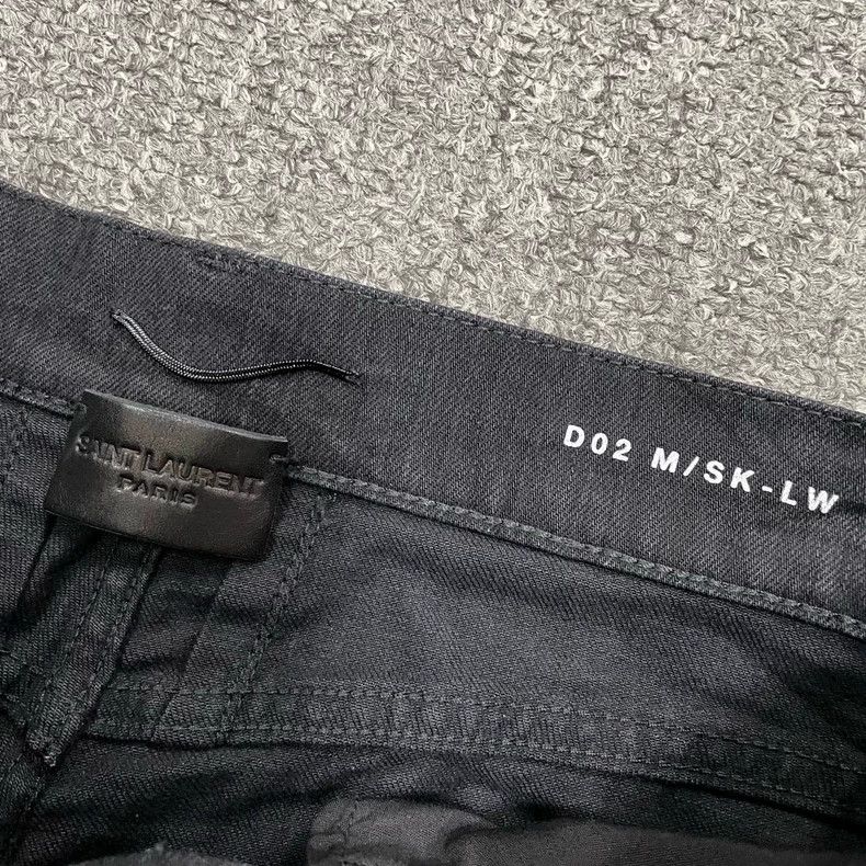 Saint Laurent Paris Saint Laurent Black Denim Pants Size 29- DMC Size US 29 - 4 Thumbnail
