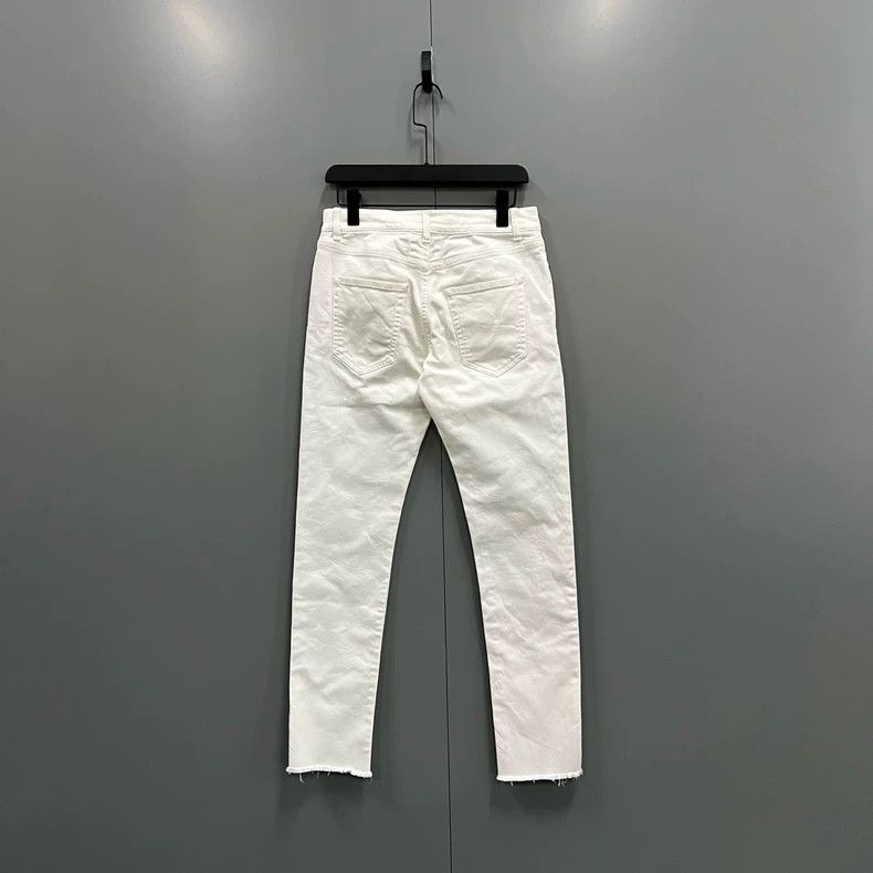 Saint Laurent Paris Saint Laurent White Denim Pants Size 29- DMC Size US 29 - 2 Thumbnail