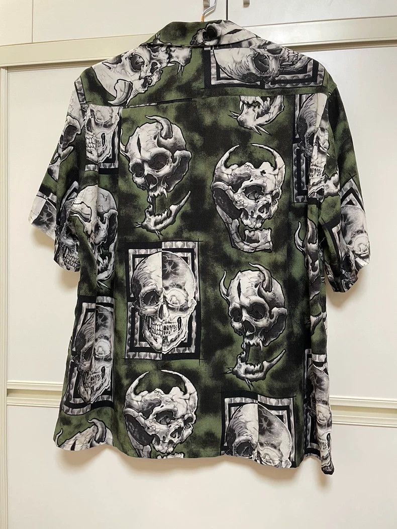 WACKO MARIA Skull Pattern Print Shirt Wacko Maria Wacko