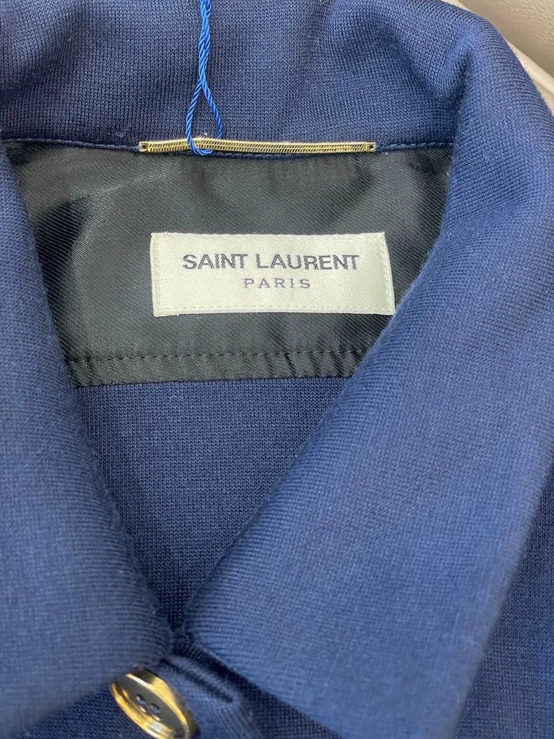 Saint Laurent Paris Navy Blue Saint Laurent Shirt Jacket- DMC Size US S / EU 44-46 / 1 - 3 Thumbnail