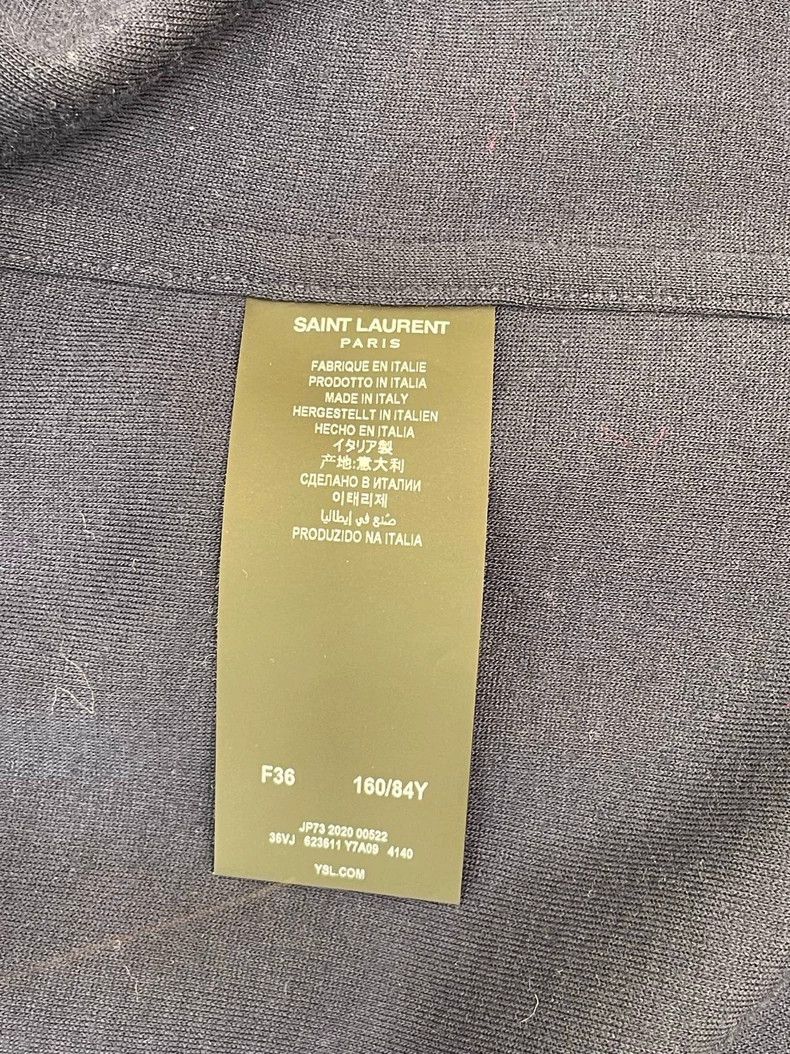 Saint Laurent Paris Navy Blue Saint Laurent Shirt Jacket- DMC Size US S / EU 44-46 / 1 - 4 Thumbnail