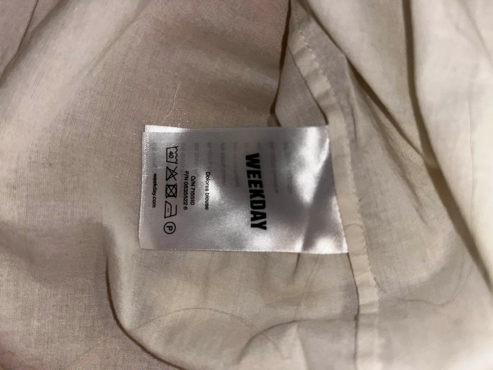 Weekday Weekday Blouse Size S / US 4 / IT 40 - 3 Thumbnail